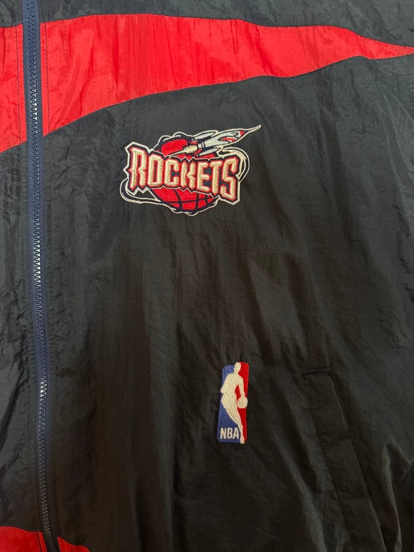90s NBA vintage ナイロンジャケット rockets - メルカリ