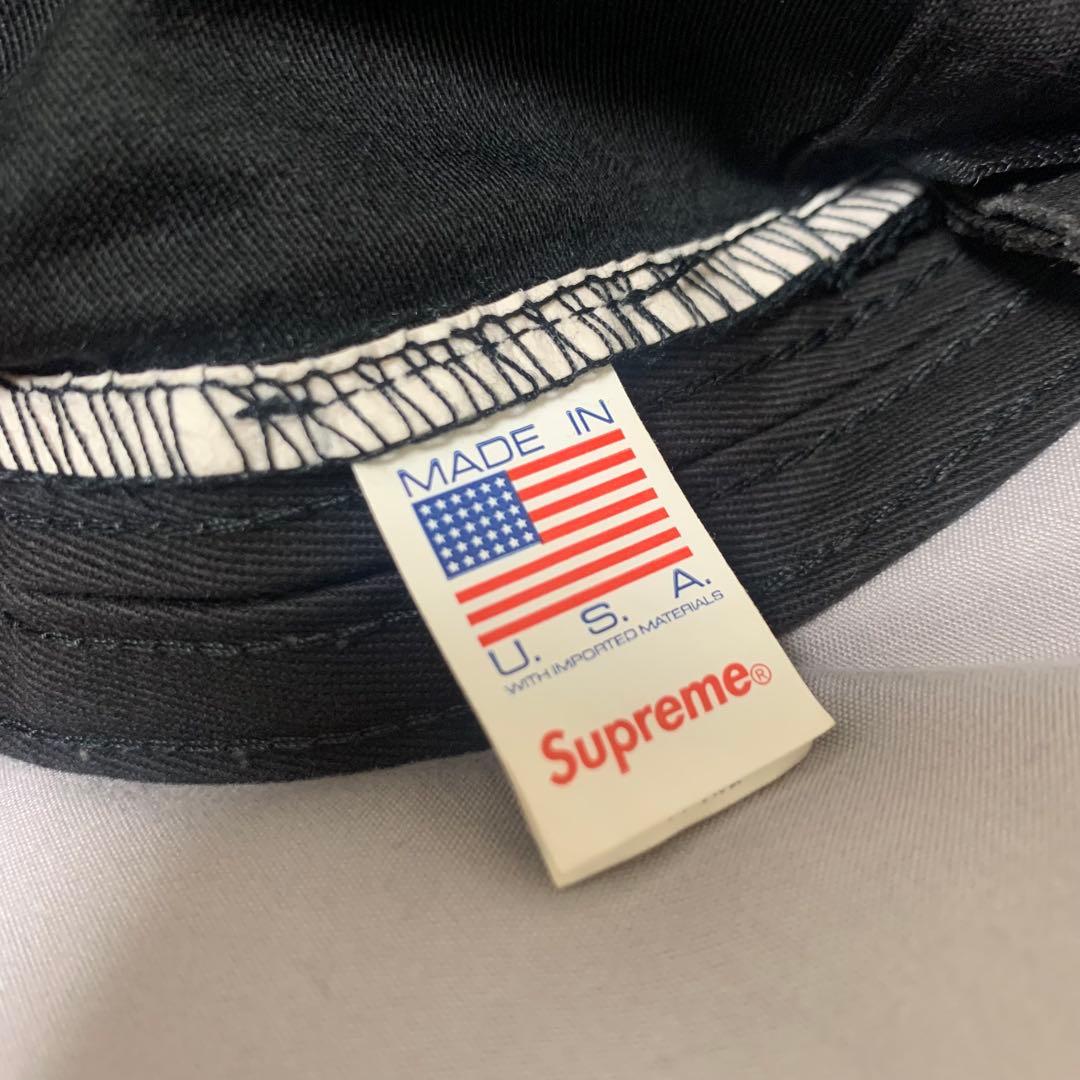 Supreme ブラック キャップ SUP-94 - 帽子ヴィンテージ