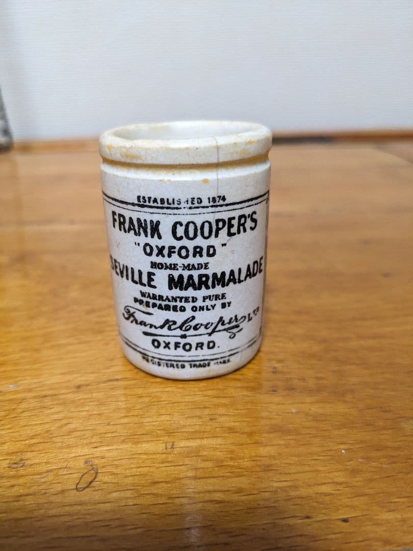 イギリスアンティーク珍品ミニサイズのフランククーパー陶器5.5cm