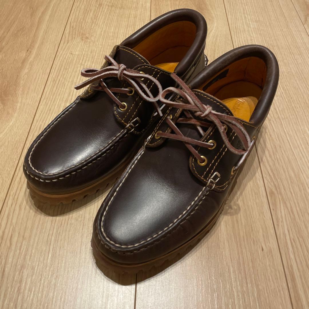 Timberland ティンバーランド 3eye スリーアイ ブラウン 定番】スリーアイ(3eye) クラシックラグ メンズ（モカシン/デッキ