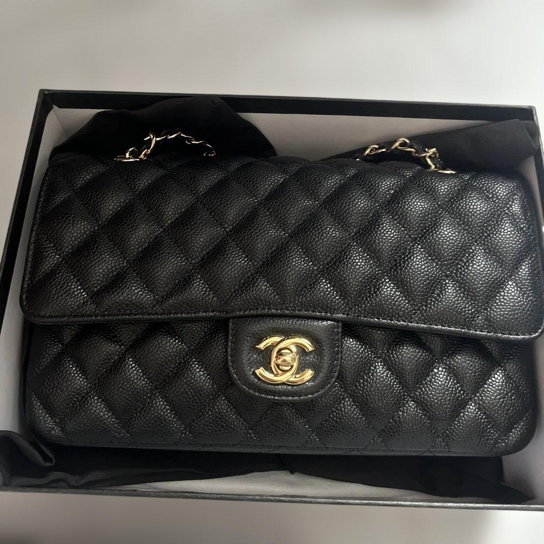 S*】様 CHANEL ブラック キルティング ショルダーバッグ Chanel Pre-Owned キルティング ショルダーバッグ 通販