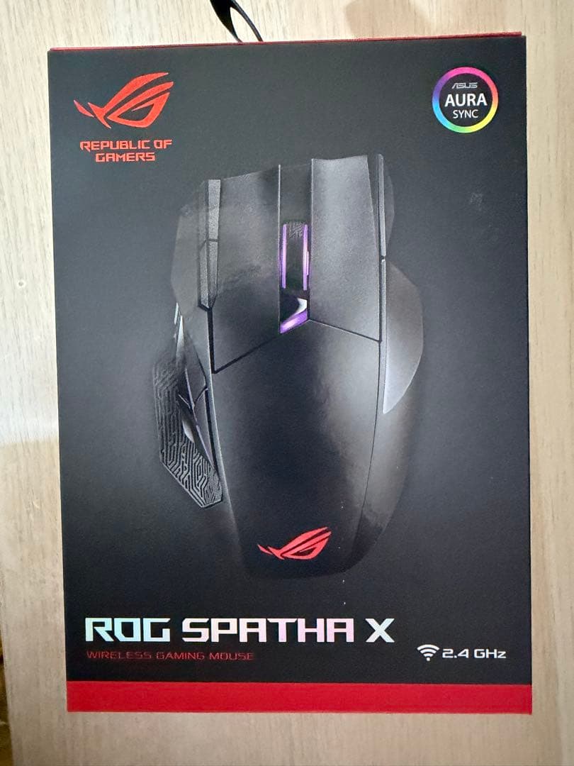 ROG Spatha X ワイヤレスゲーミングマウス ASUS、12個のプログラム可能なボタンを搭載したワイヤレスマウス「ROG