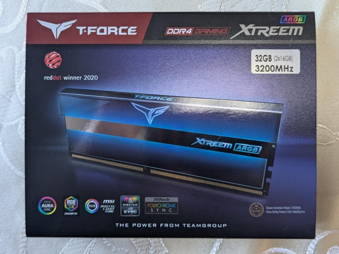 ふ*ゆ様 Team ARGB DDR4 3200MHz 16GBx2(32GBk XTREEM ARGB DDR4 DESKTOP MEMORY WHITE 64GB(2x32GB) 3600MHz CL18