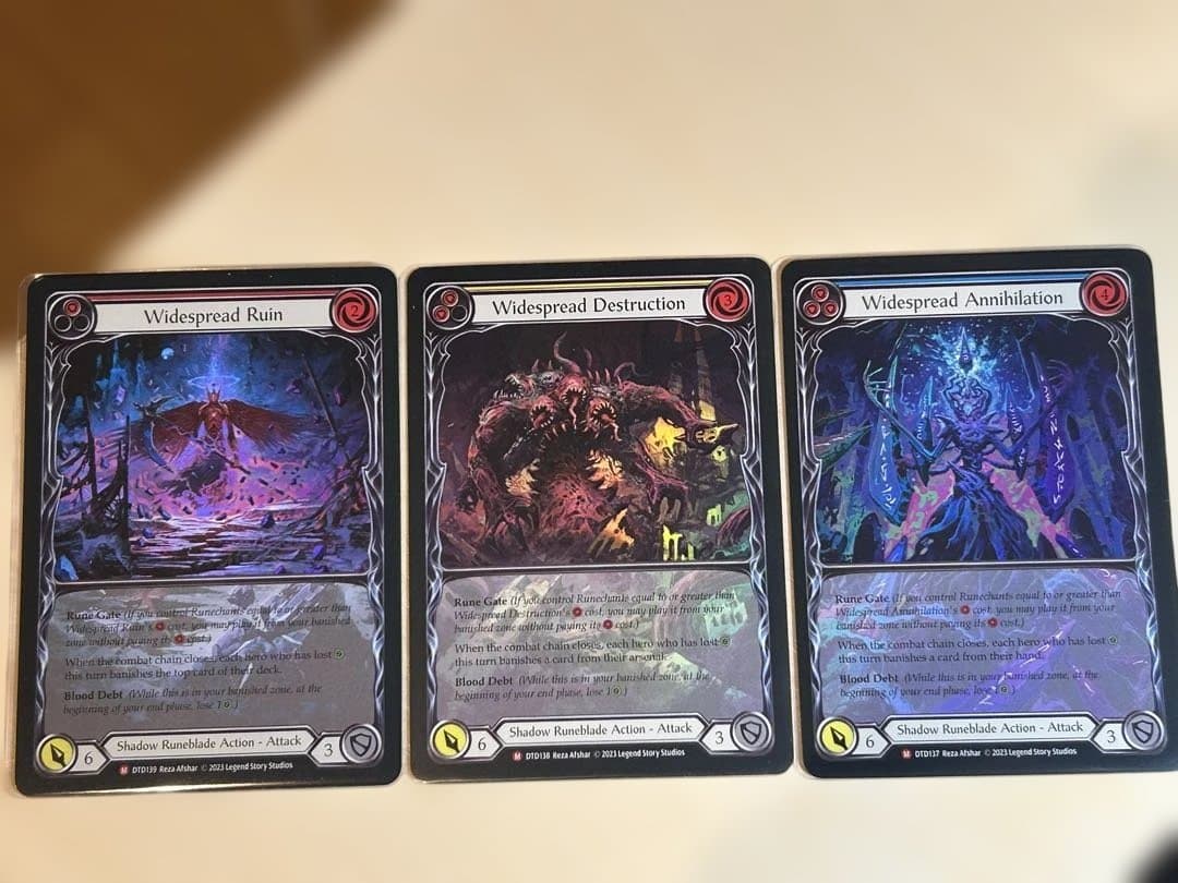 Widespread 拡張vynnset フレッシュアンドブラッド fab Flesh and Blood 新Runeblade「Vynnset」 覚え書き｜カードショップ