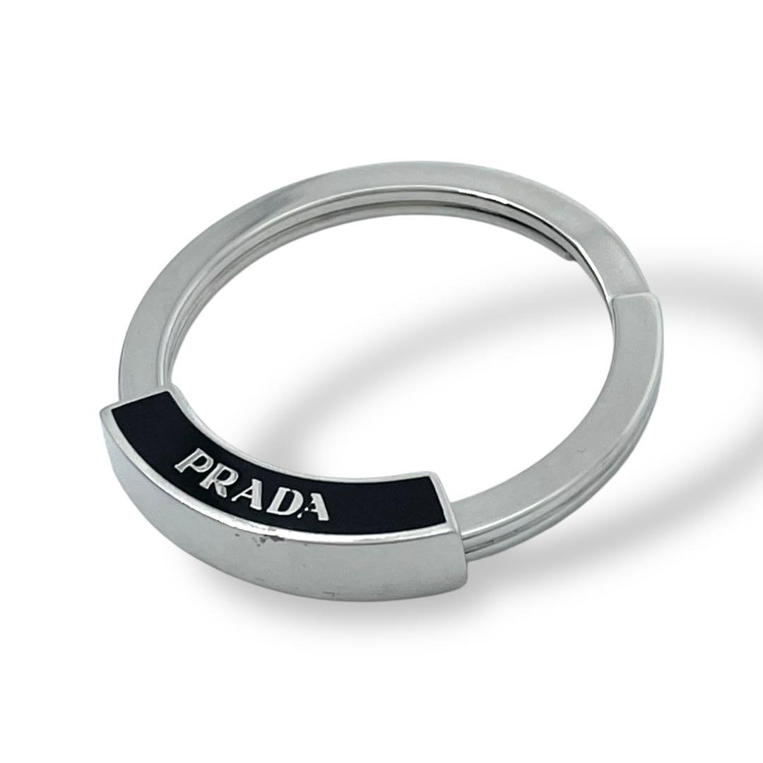 良品　PRADA プラダ　m5 キーリング　リング　キーホルダー　シルバー　ロゴ imgi_52_cq5dam.jpg