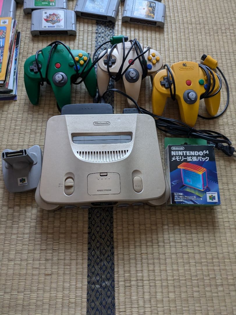 ニンテンドー64 ソフト　メモリー拡張パック　GBパック 中古ニンテンドウ64ハード メモリー拡張パック(ハイレゾパック