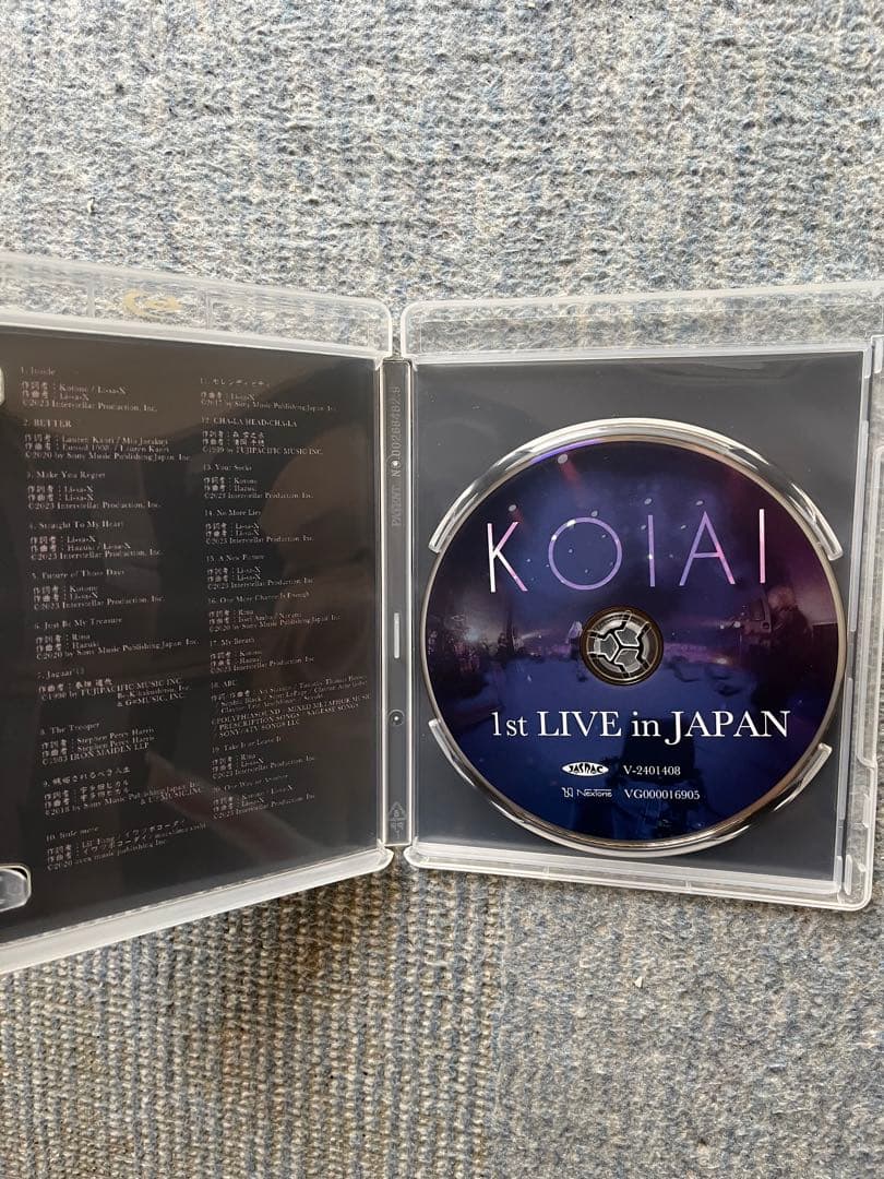 KOIAI 1st LIVE in JAPAN Blu-ray - メルカリ