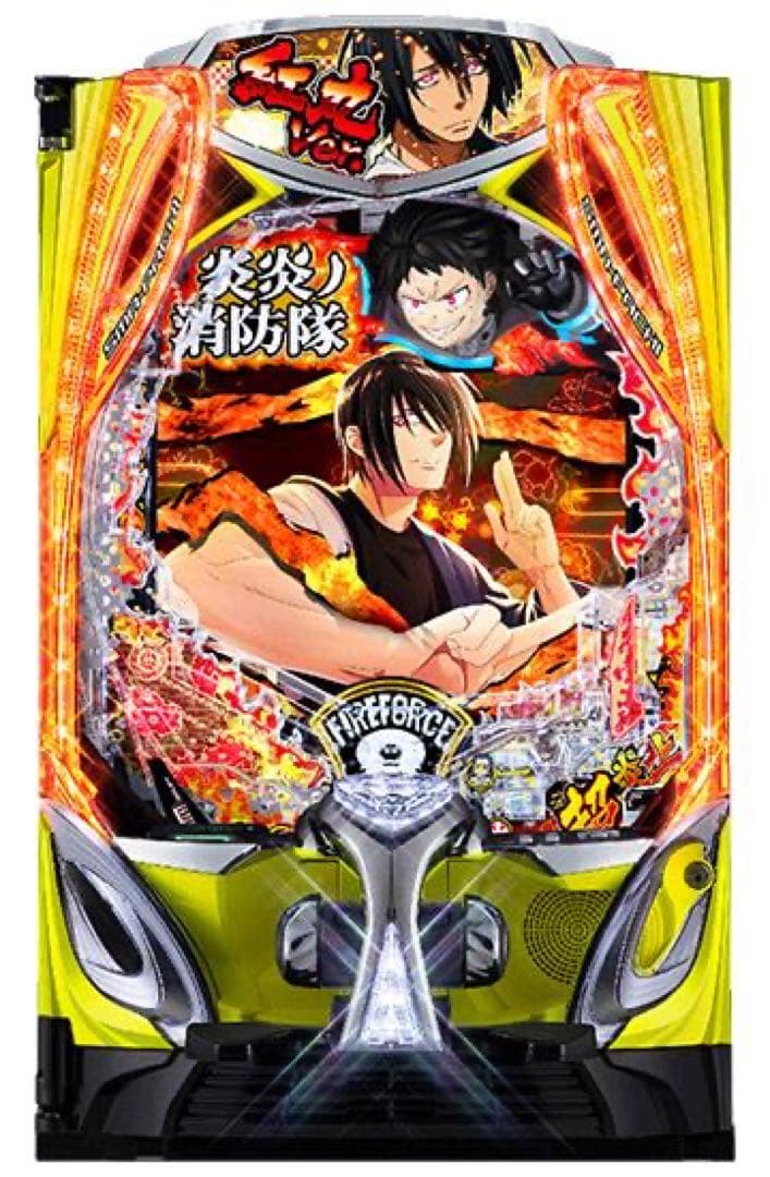プロフ必読　ハンドルアース付き　スマパチ　e炎炎ノ消防隊 PF炎炎ノ消防隊Light ver. パチンコ スペック 予告 初打ち 打ち方 期待