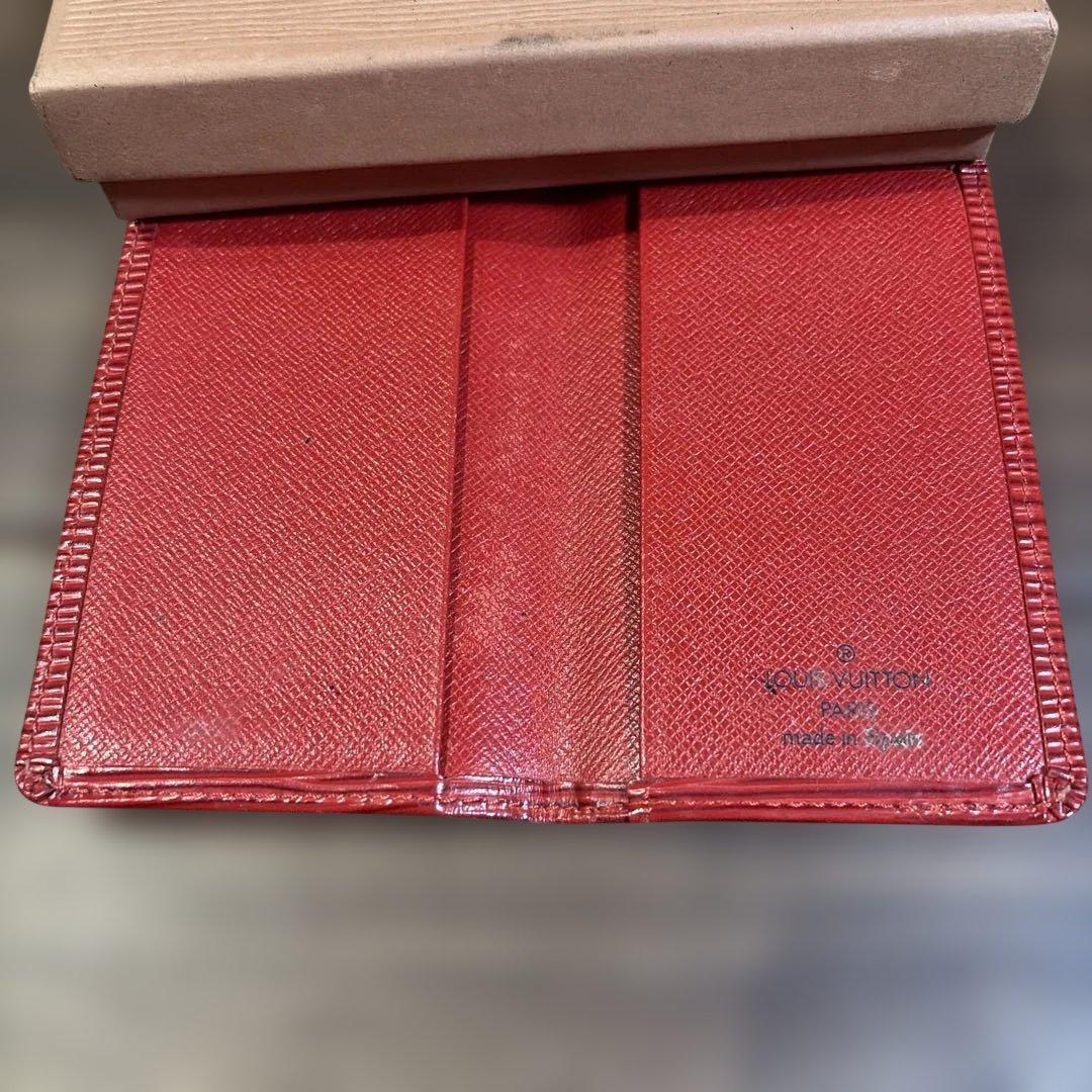 Louis Vuitton エピ 赤 名刺入れ カードケース - メルカリ