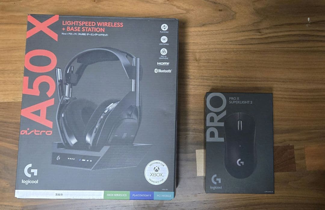 ヘッドホン Logicool ASTRO A50X-BK + SUPERLIGHT 2 Amazon.co.jp: Logicool G ゲーミングヘッドセット ASTRO A50 X
