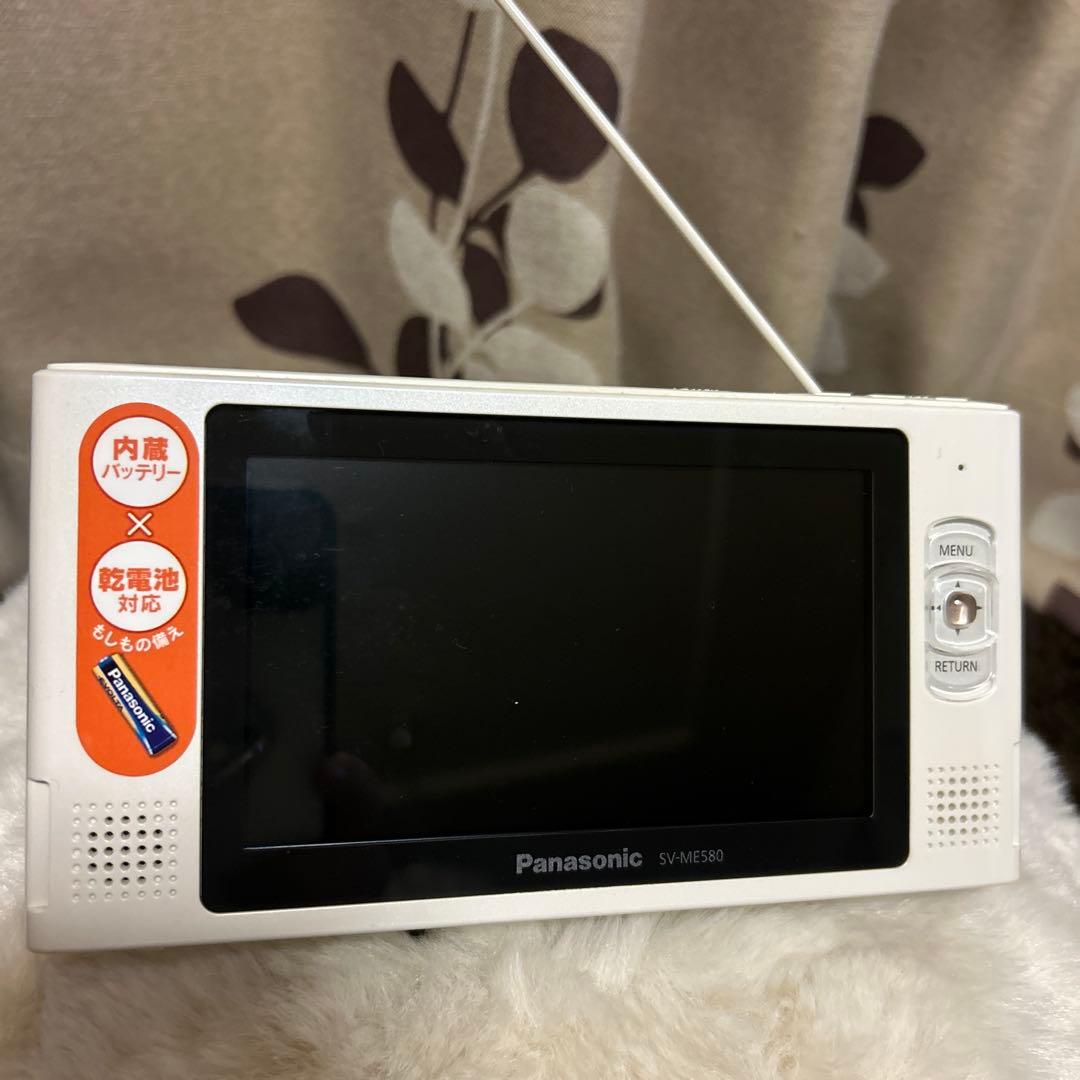 パナソニック　防水テレビ　ワンセグ　SV-ME580 概要 ポータブルワンセグテレビ SV-ME580-P | ポータブルテレビ