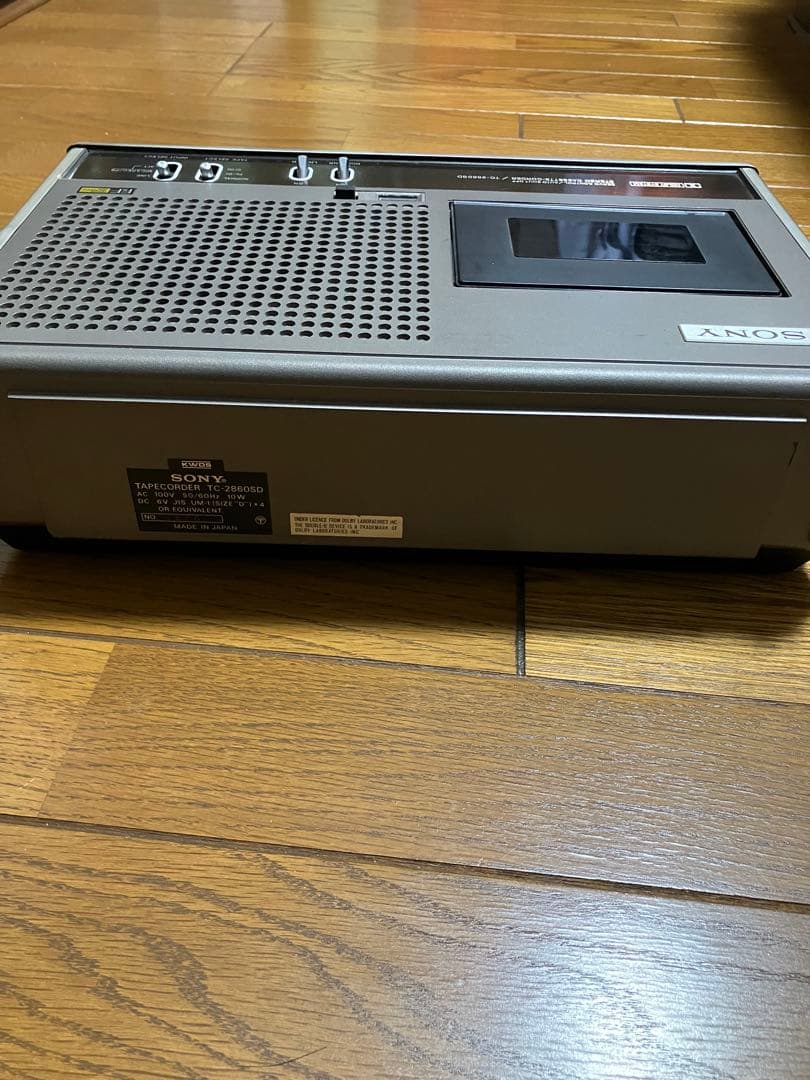 SONY TC-2860SDカセットデンスケ 動作難あり