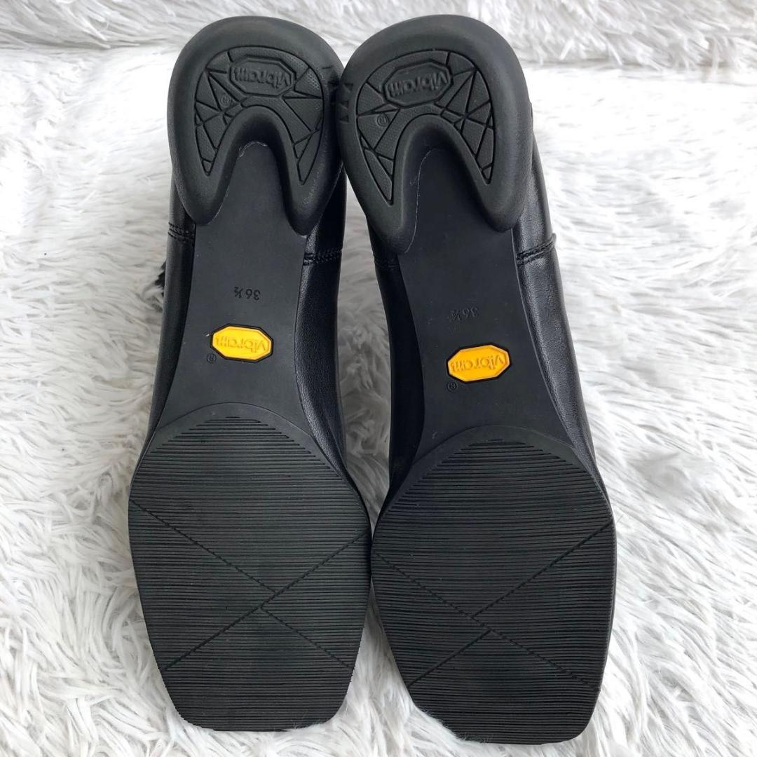 ブーツ レディース 23.5 黒 SHISEI シセイ Vibram ビブラム - メルカリ
