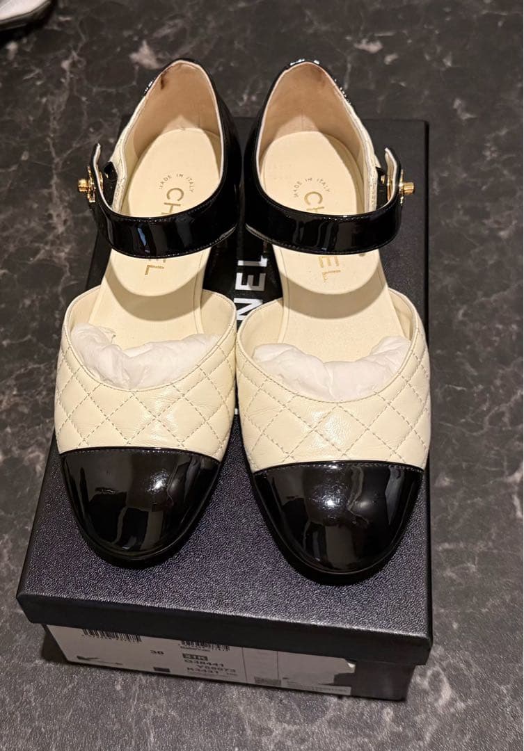 CHANEL シャネル Mary Janes メリージェーン バレエシューズ 中古・古着通販】CHANEL (シャネル) バレエシューズ/メリージェーン