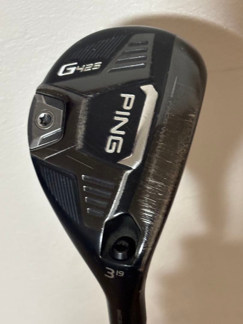 PING G425 ユーティリティ 3U（19°）　ヘッドカバー付き PING G425 ハイブリッド U3 19° ヘッド＋ヘッドカバー ピン