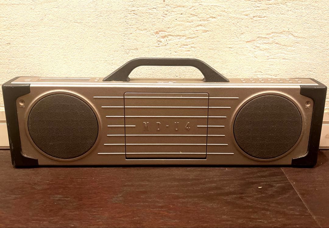 SANYO MD-U4 MDG-U4T(S) MDラジオレコーダー Sanyo MD-U4 MiniDisc Boombox - YouTube