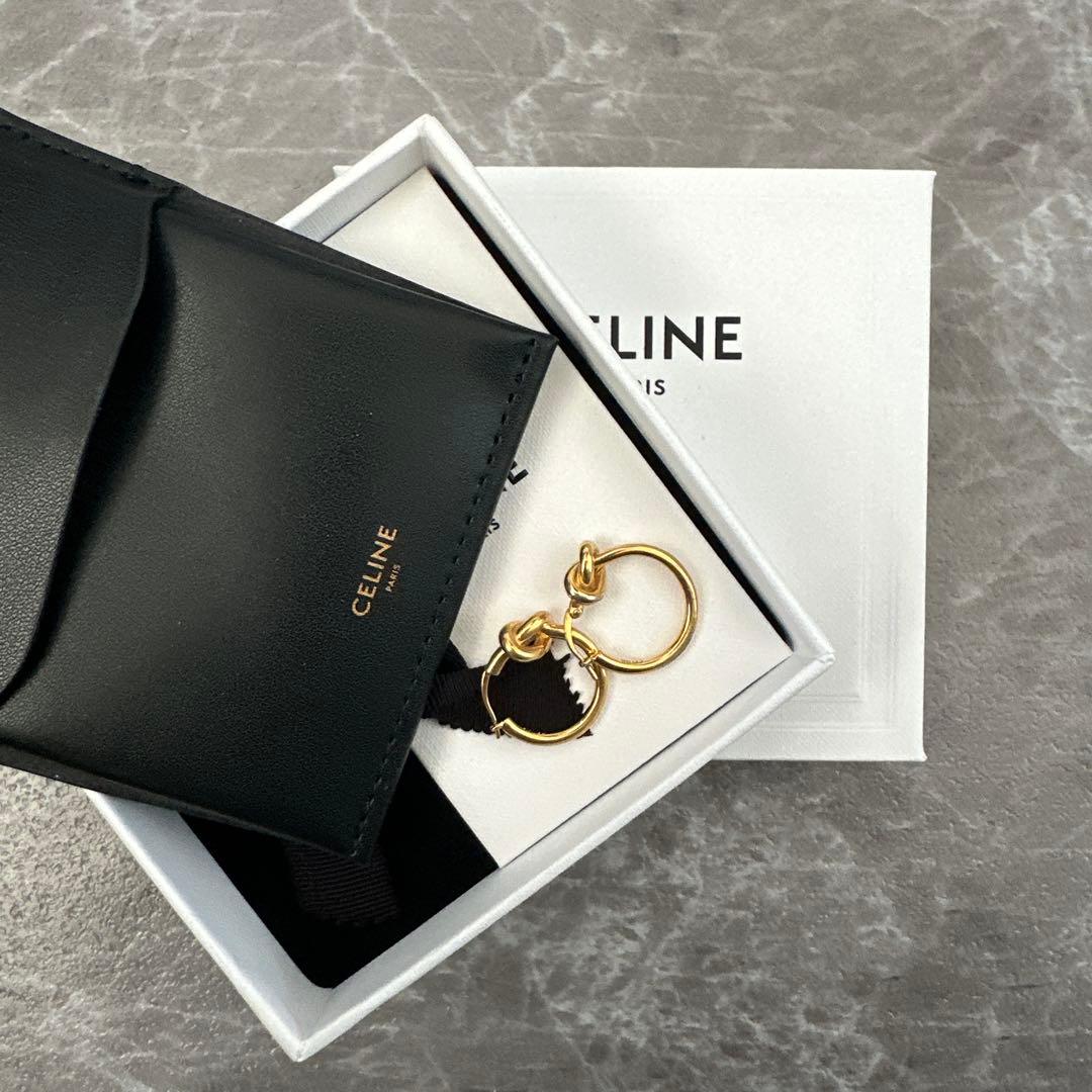 CELINE■正規品 ノット スモールフープ ピアス ゴールド CELINE】ノット スモールフープ ピアス (CELINE/ピアス) 111484898
