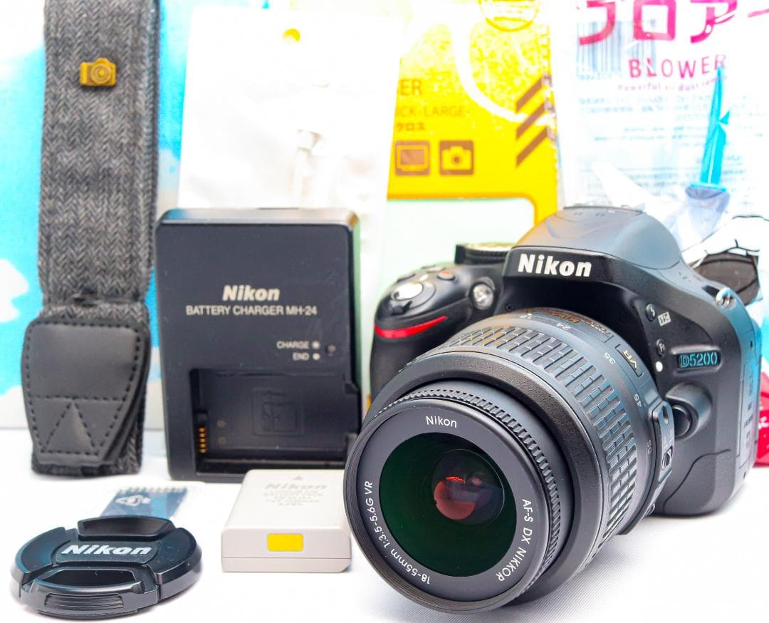 ニコン Nikon D5200⭐️スマホに転送⭐️超高画質⭐️動画OK