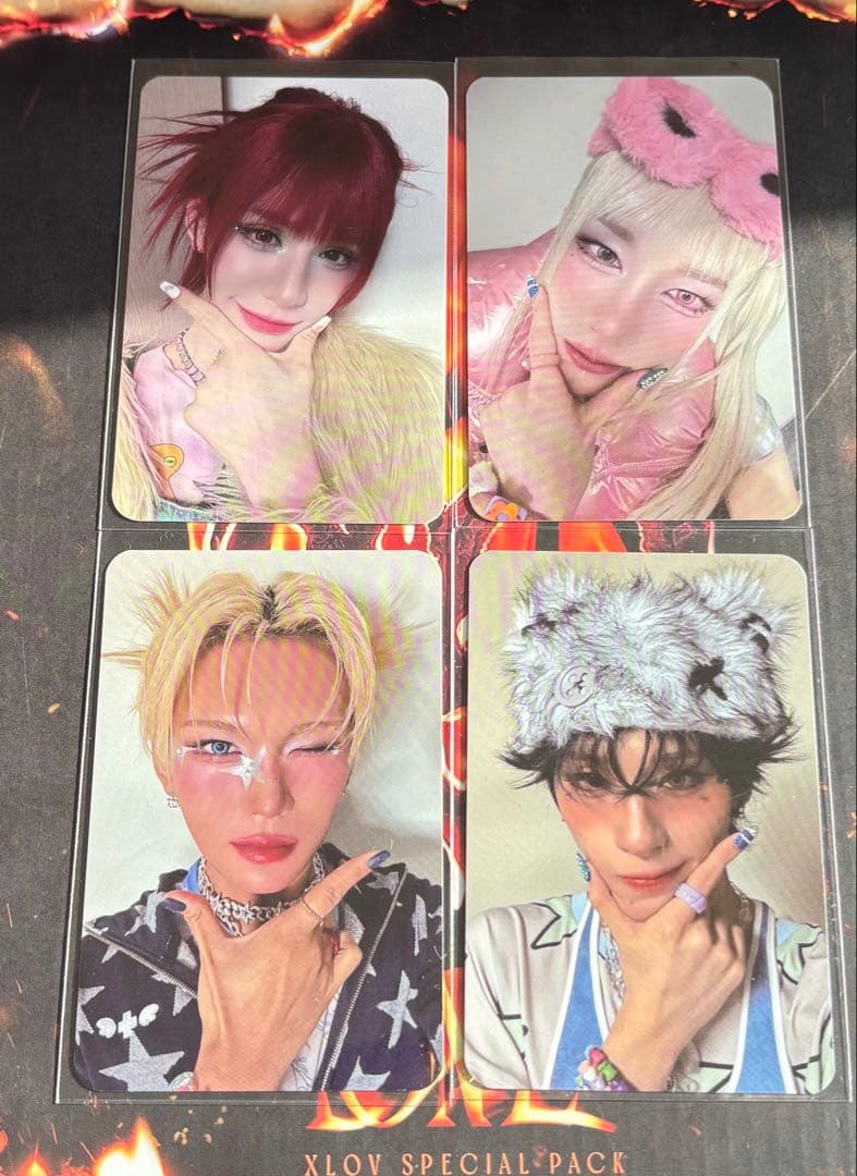XLOV RISINGSTAR トレカ 4枚セット XLOV WUMUTI ウムティ RISINGSTAR 店舗特典 トレカ - メルカリ