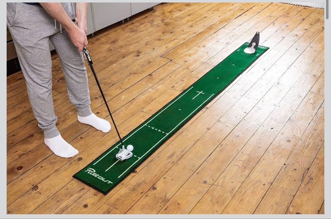 J*s様 PuttOut パッティングマット× プレッシャーパットトレーナー　ゴ プレミアムプレッシャーパットトレーナー【大人気パター 練習器具