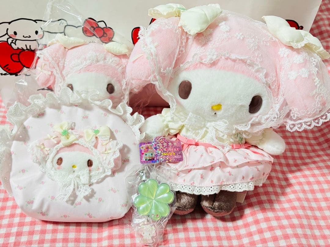 マイメロディ フォレストレース マイメロ サンリオ ぬいぐるみ マスコット マイメロディ ぬいぐるみ（フォレストレース）｜サンリオオンライン