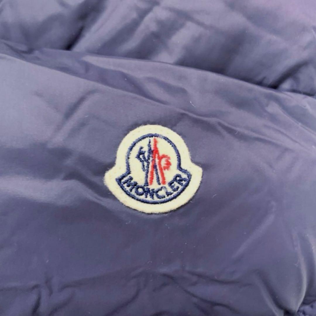美品】MONCLER（モンクレール）おくるみ ネイビー - メルカリ