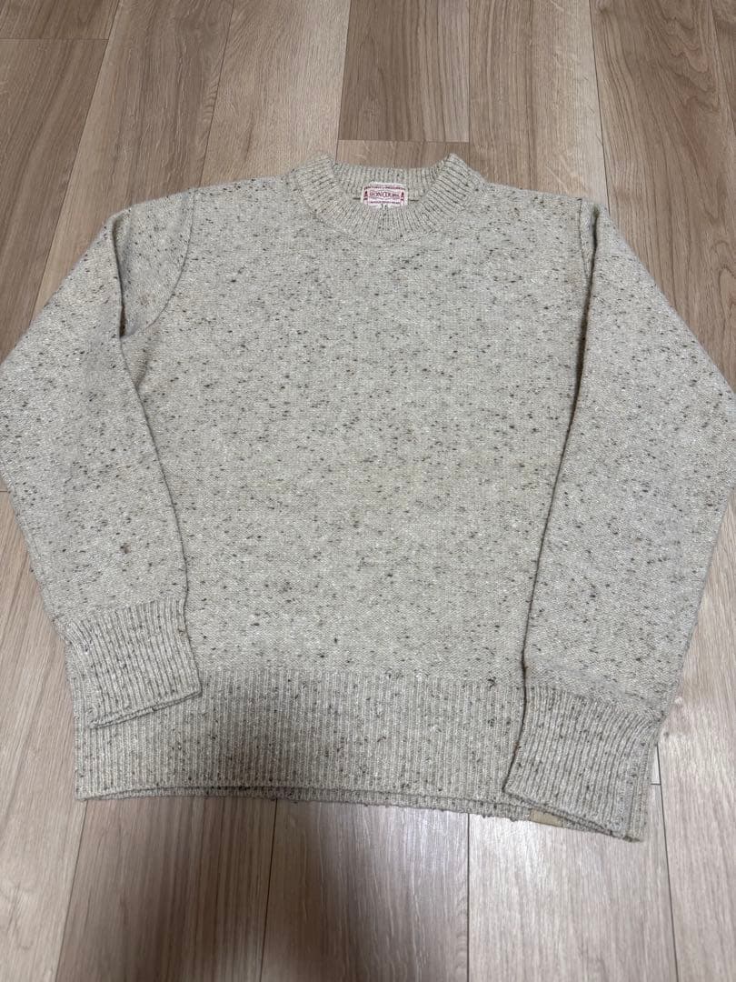 BONCOURA ネップモックネックニットセーター　36 ボンクラ 新品 ehka sopo（エヘカソポ） ニット セーター カラーネップモックネック
