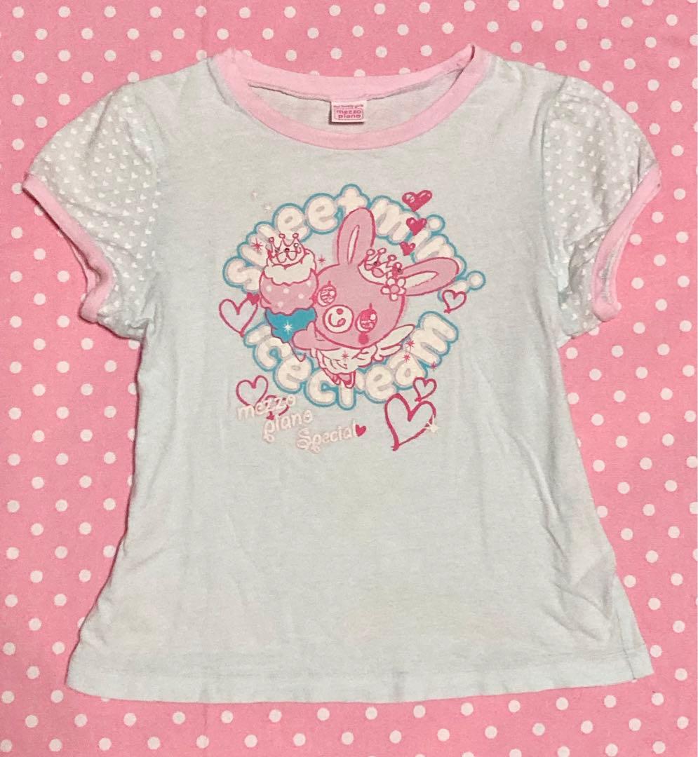 メゾピアノ　tシャツ　140 メゾピアノ 140センチ ベリエちゃん半袖Tシャツ 新品、未使用品 - メルカリ