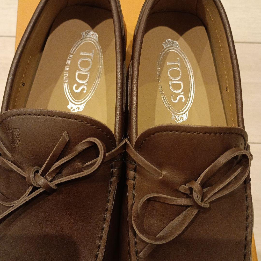 TOD'S ドライビングシューズ ブラウン 6 ローファー 新品未使用 トッズ