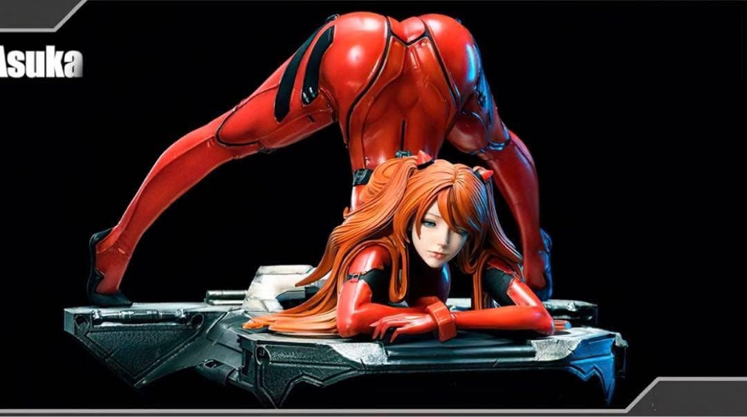 エヴァンゲリオン アスカ ガレージキット ジャックオーポーズ フィギュア レア 新世紀エヴァンゲリオン EVA アスカ ジャックオーポーズ ガレージ