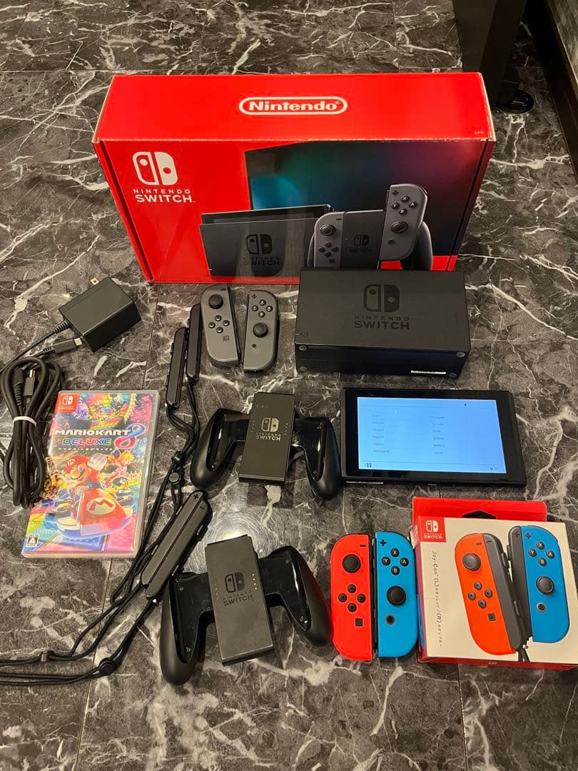 Switch本体グレー+マリオカート+ジョイコン+ジョイコングリップ 楽天市場】「要エントリー☆ポイント10倍」 ジョイコングリップ