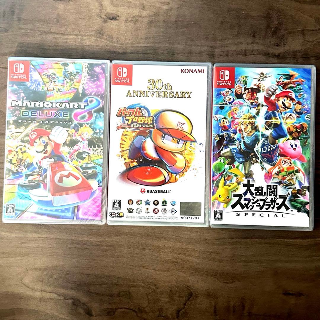 Nintendo Switch ソフト3本　新品未開封 Nintendo Switch - Nintendo Switch ソフト3本 新品未開封の通販 by た
