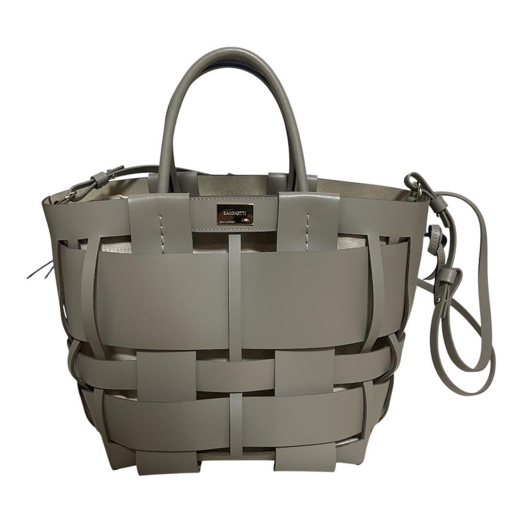 極美品 定価¥162,800 ザンケッティ WOVEN BUCKET バッグ Zanchetti（ザンケッティ） ショルダーバッグ WOVEN BUCKET SMALL