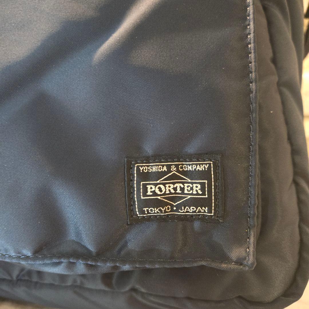 極美品 PORTER ポーター タンカー 2way ショルダーバッグ ネイビー