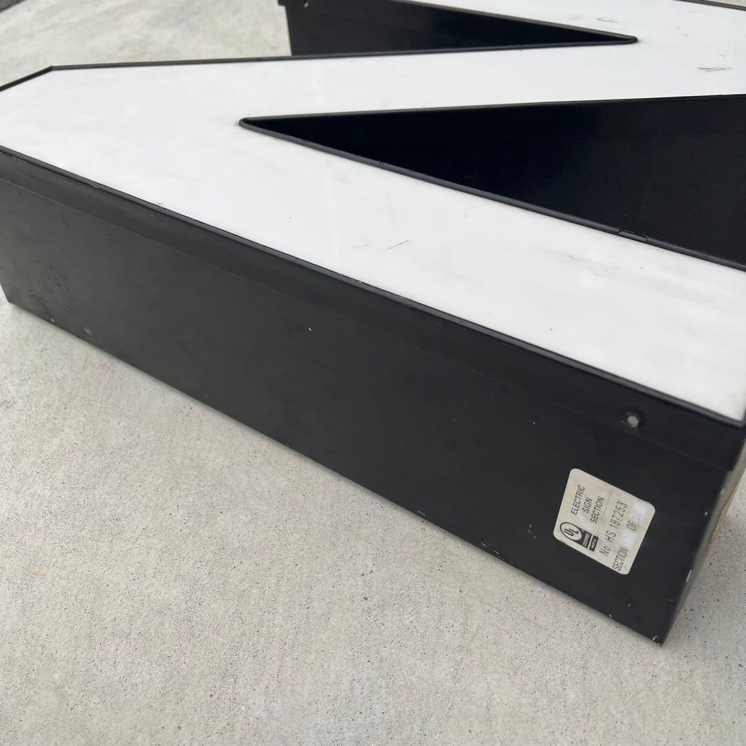 N 看板 アルファベット レターサイン 文字 アメリカ ビンテージ