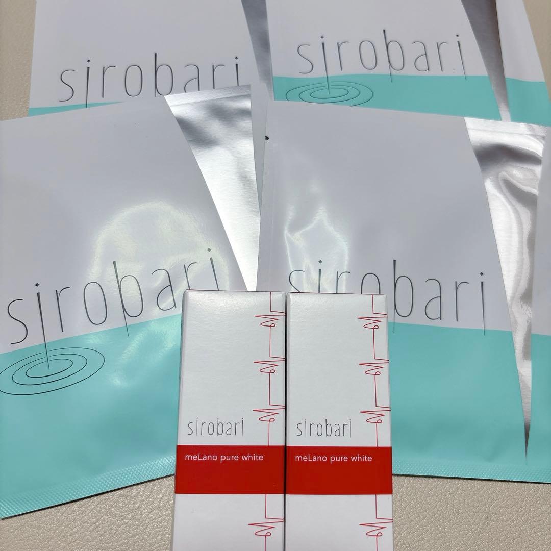 シロバリモイストパッチ×4箱と4袋　薬用メラノピュアホワイト×2 公式】 sirobari メラノアタック薬用メラノピュアホワイト シロバリ