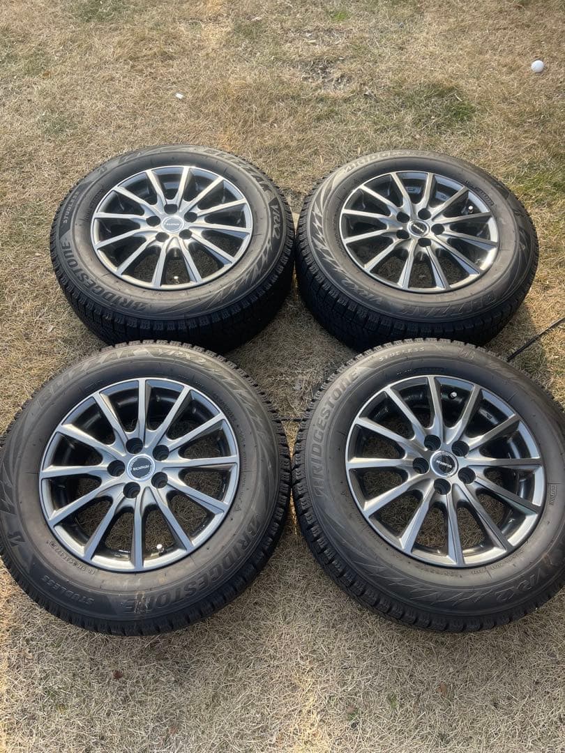 b*i様 ほぼ新品195/65R15 冬用タイヤ ホイールセット 15インチ トヨタ プロボックス サクシード ※要リフトアップ 当社指定輸入タイヤ