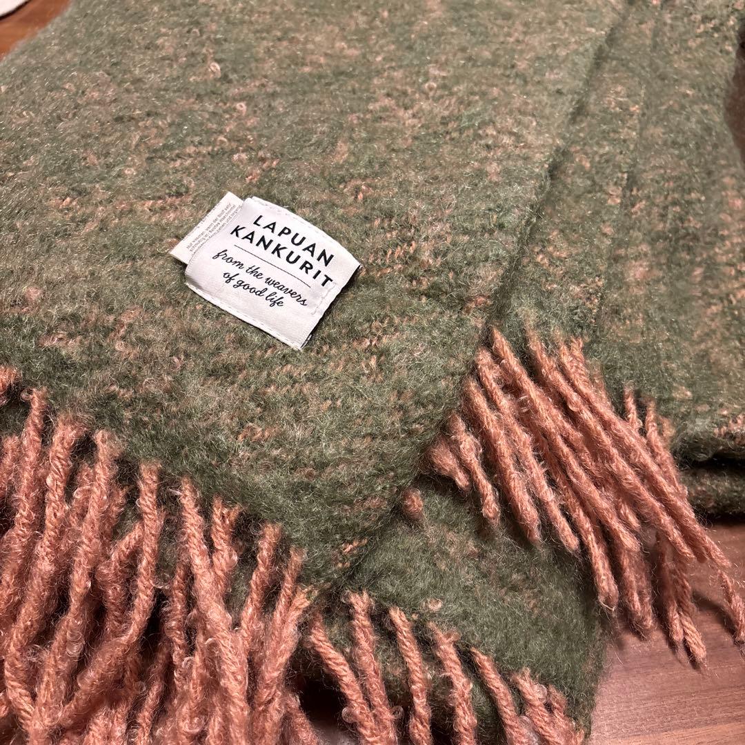 LAPUAN KANKURIT REVONTULIブランケット REVONTULI mohair blanket 130x170cm+fringes – LAPUAN KANKURIT（ラプ