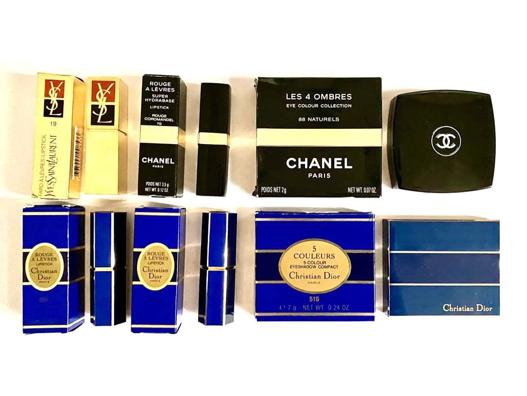 アイシャドウ&リップ6点セット！シャネル　ディオール　イブサンローラン あなたはどっち派？CHANEL・YVES SAINT LAURENT BEAUTE・Diorのアイ