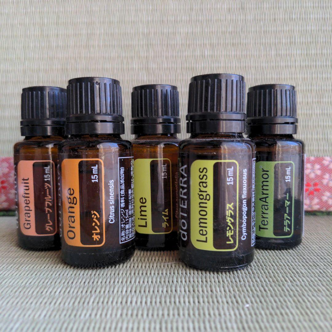 ドテラ　エッセンシャルオイル５本 楽天市場】【平日15時まで/当日出荷】ドテラ doTERRA ジンジャー 15ml
