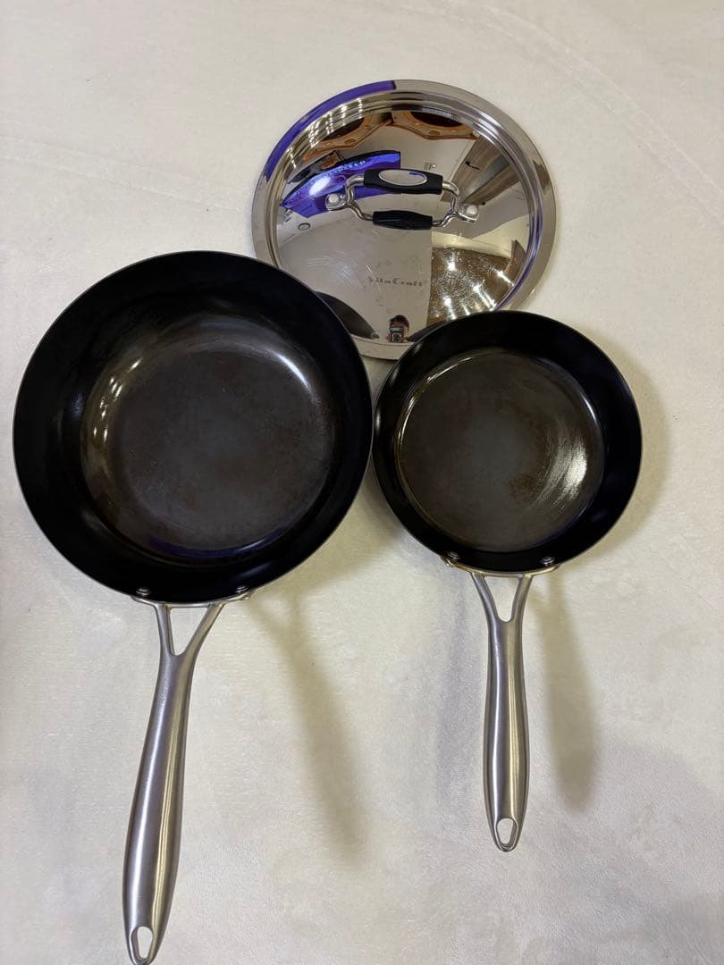 ビタクラフト スーパー鉄 フライパン 蓋3点セット（径20cm＆径26cm） ユアサプライムス.com｜ビタクラフト スーパー鉄 フライパン 26cm No