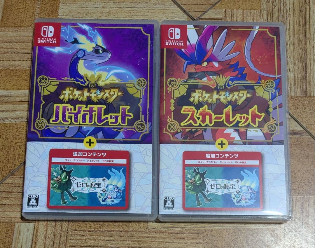 Switch　ポケットモンスター　スカーレット　バイオレット　ゼロの秘宝 封入特典付】【Switch】ポケットモンスター スカーレット＋ゼロの秘宝