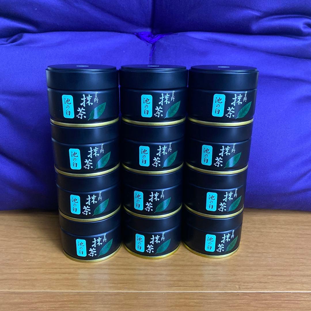 星野製茶園 池の白 20g 12缶 hoshino 星野製茶園 池の白 抹茶 6缶セット 20g 抹茶 茶道用 「池の白」星野製