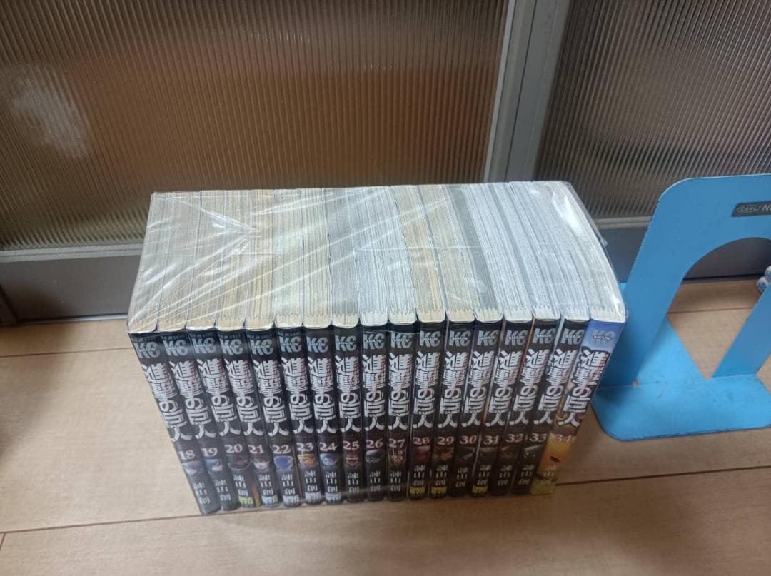 超絶美品 帯付き 進撃の巨人 初版 全巻 全巻セット 諌山創 全34巻