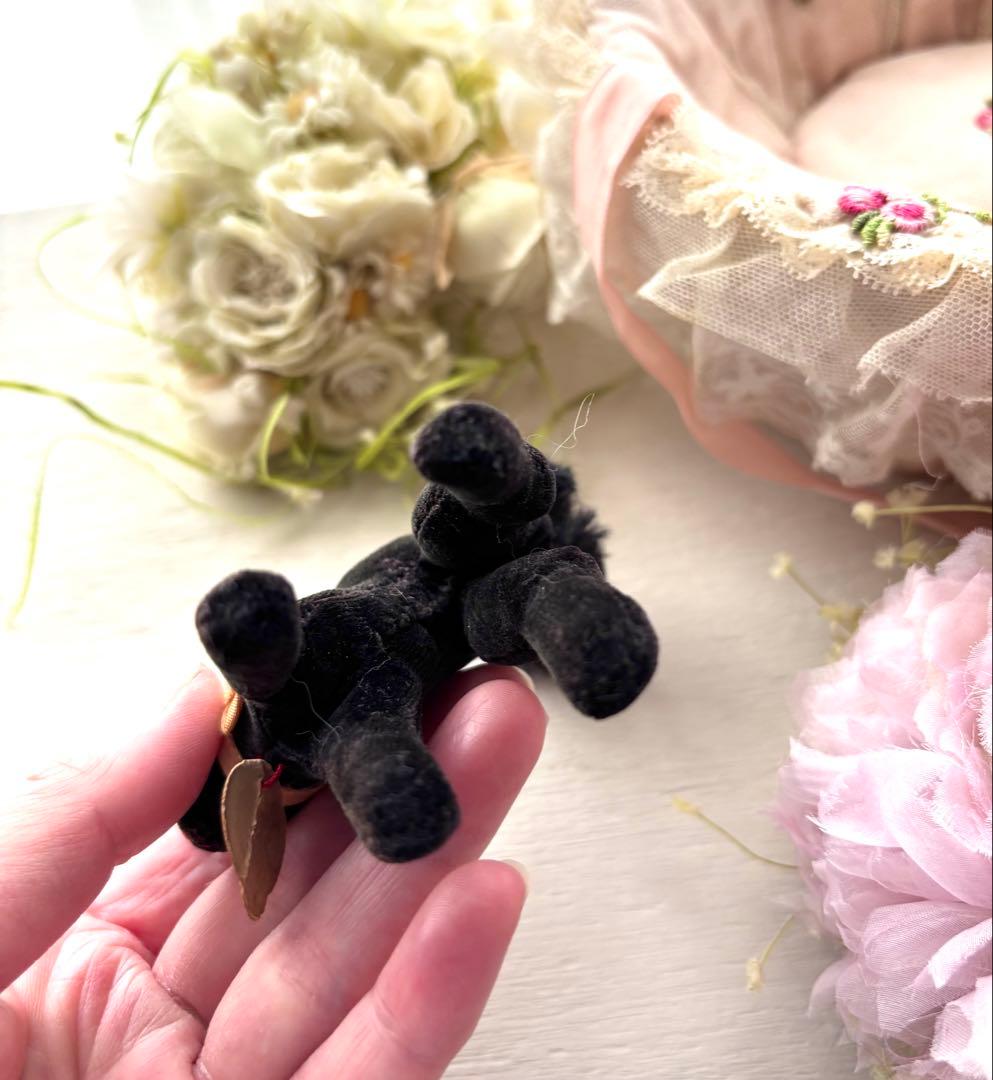 ドイツ ヴィンテージ シュタイフ トムキャット ネコ Black Tom Cat