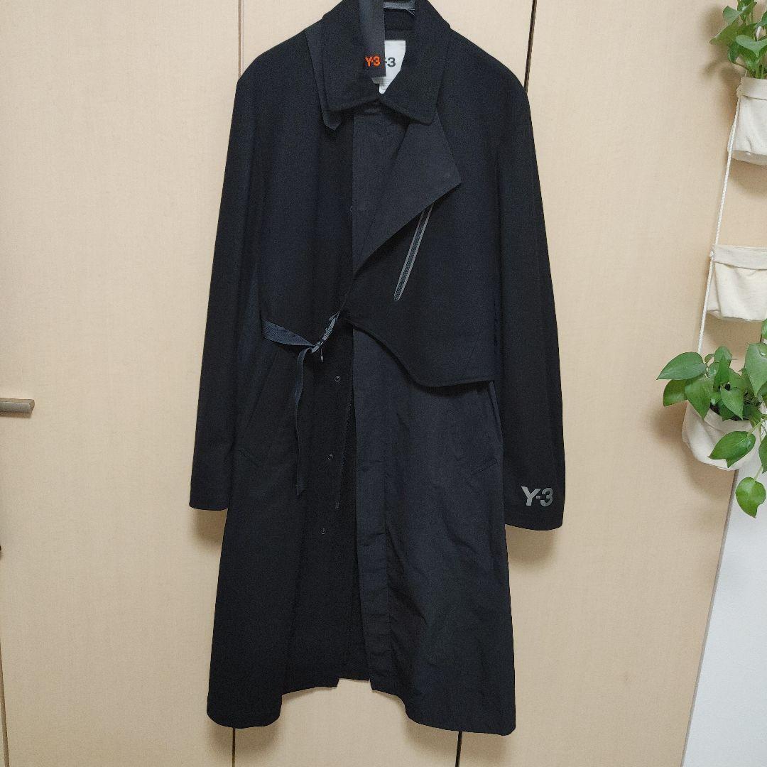 美品ヨウジヤマモトY-3ワイスリーM CH1 WOOL FLANNEL COAT FW20 CHAPTER 1│Y-3 ワイスリー