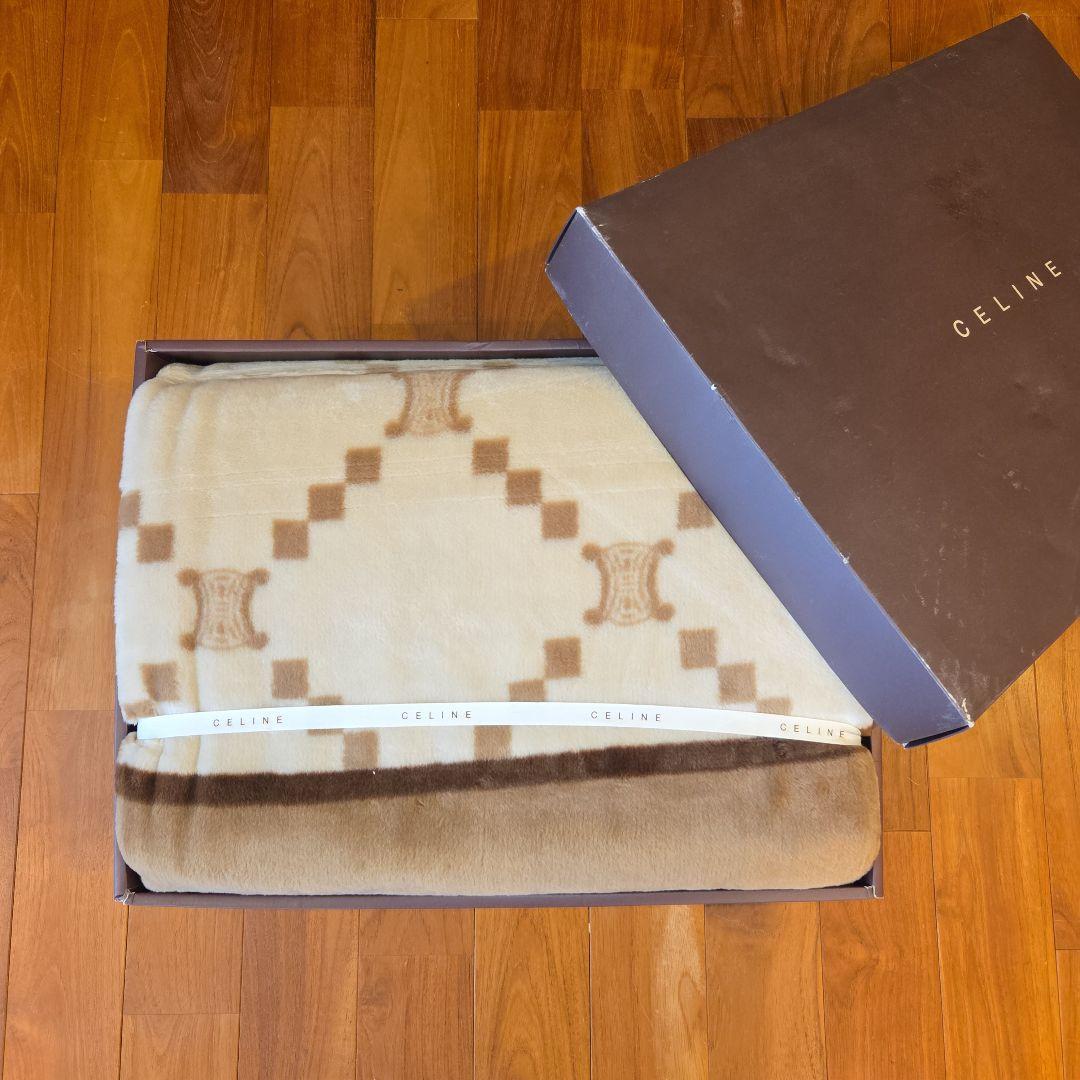 未使用！CELINEセリーヌ マカダム柄 アクリルニューマイヤー毛布 シングル CELINE - 人気 新品 CELINE セリーヌ アクリルニュー マイヤー毛布