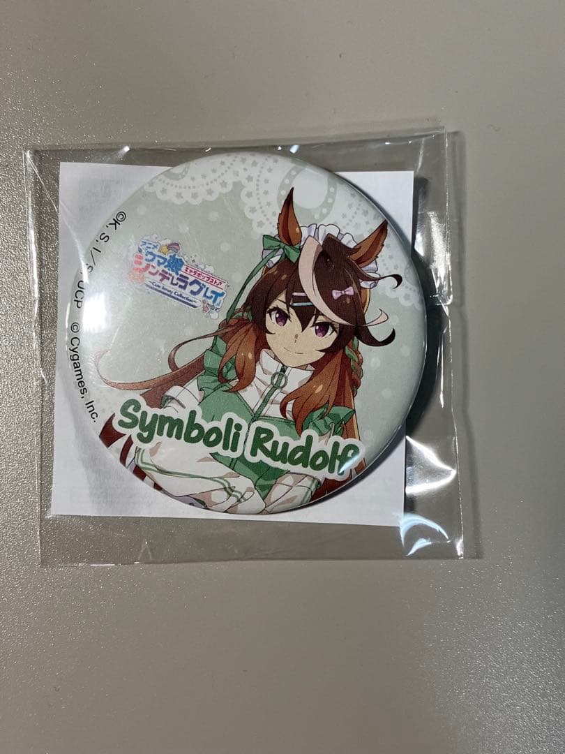 ウマ娘 シンデレラグレイ ナムコ ガラポン シンボリルドルフ 缶バッジ