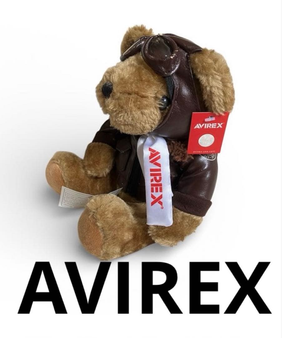 美品！AVIREX　クマのぬいぐるみ AVIREX（アヴィレックス）の「【直営店限定】 G-1 FLIGHT BEAR