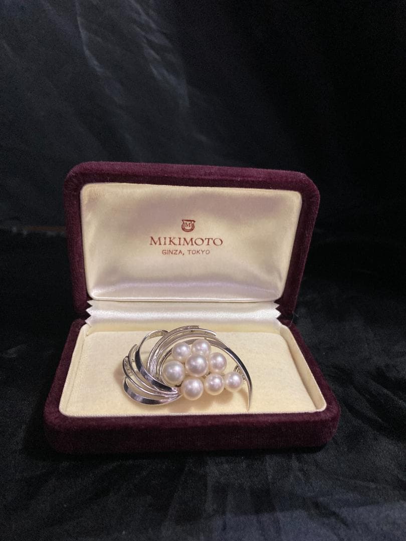 MIKIMOTO ミキモト ブローチ パール 真珠 8珠 シルバー 皇室御用達 m95986163458_1.jpg?1752906586